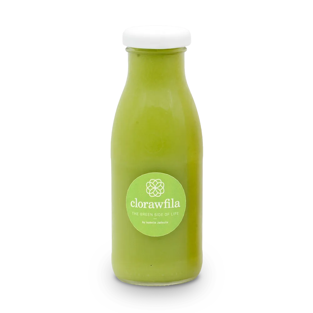 Botella de zumo ecológico, de color verde