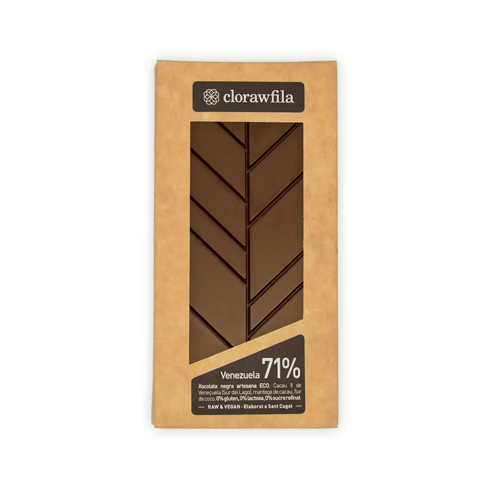 Tableta de chocolate artesano, Venezuela 71%